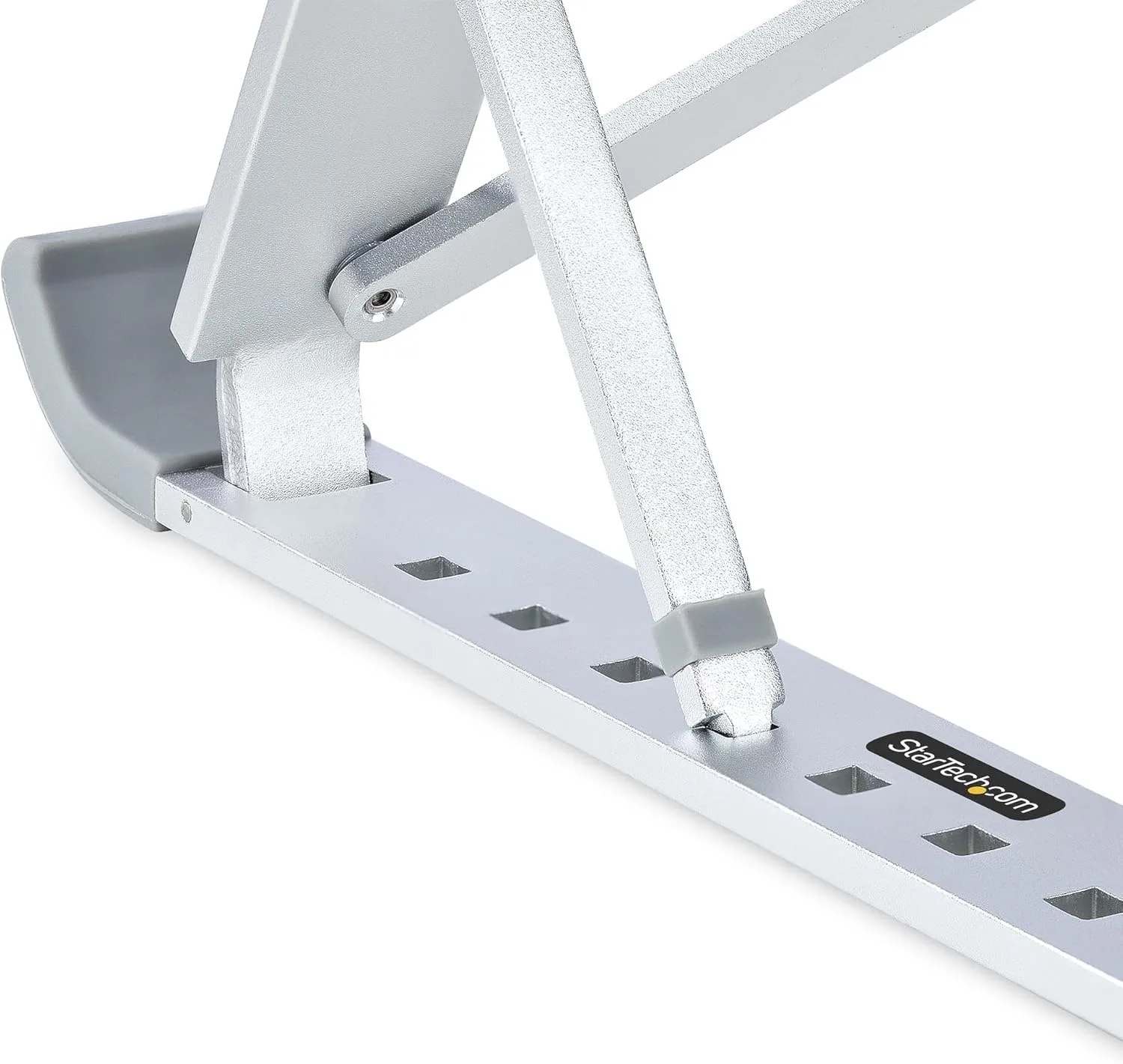 StarTech.com Foldable Laptop Riser Stand, Portable Height Adjustable Ergonomic Laptop Stand