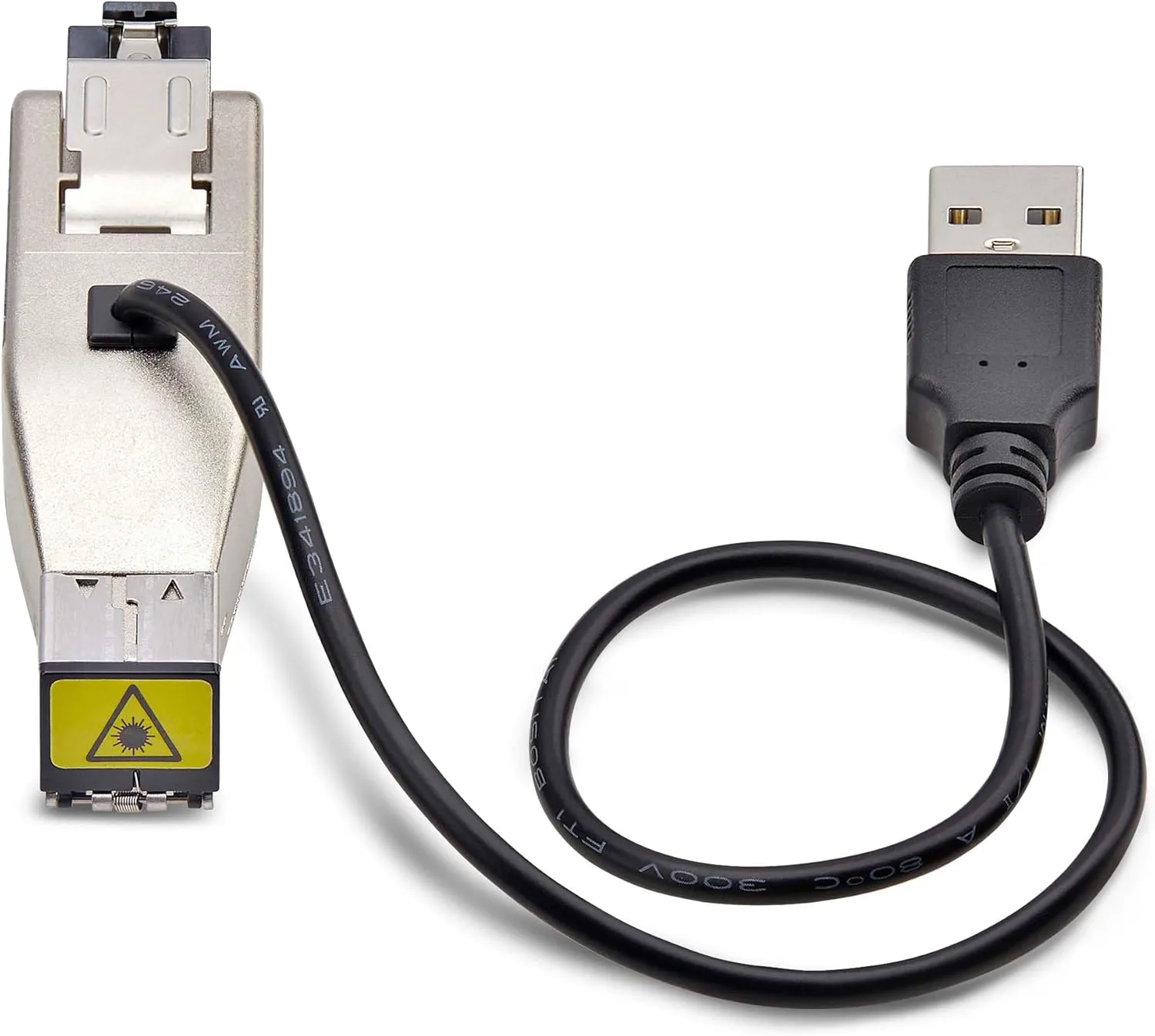 StarTech.com Gigabit Fiber to RJ45 Ethernet Media Converter Dongle, Optical Singlemode 10km/Multimode 800m, TAA, USB Powered