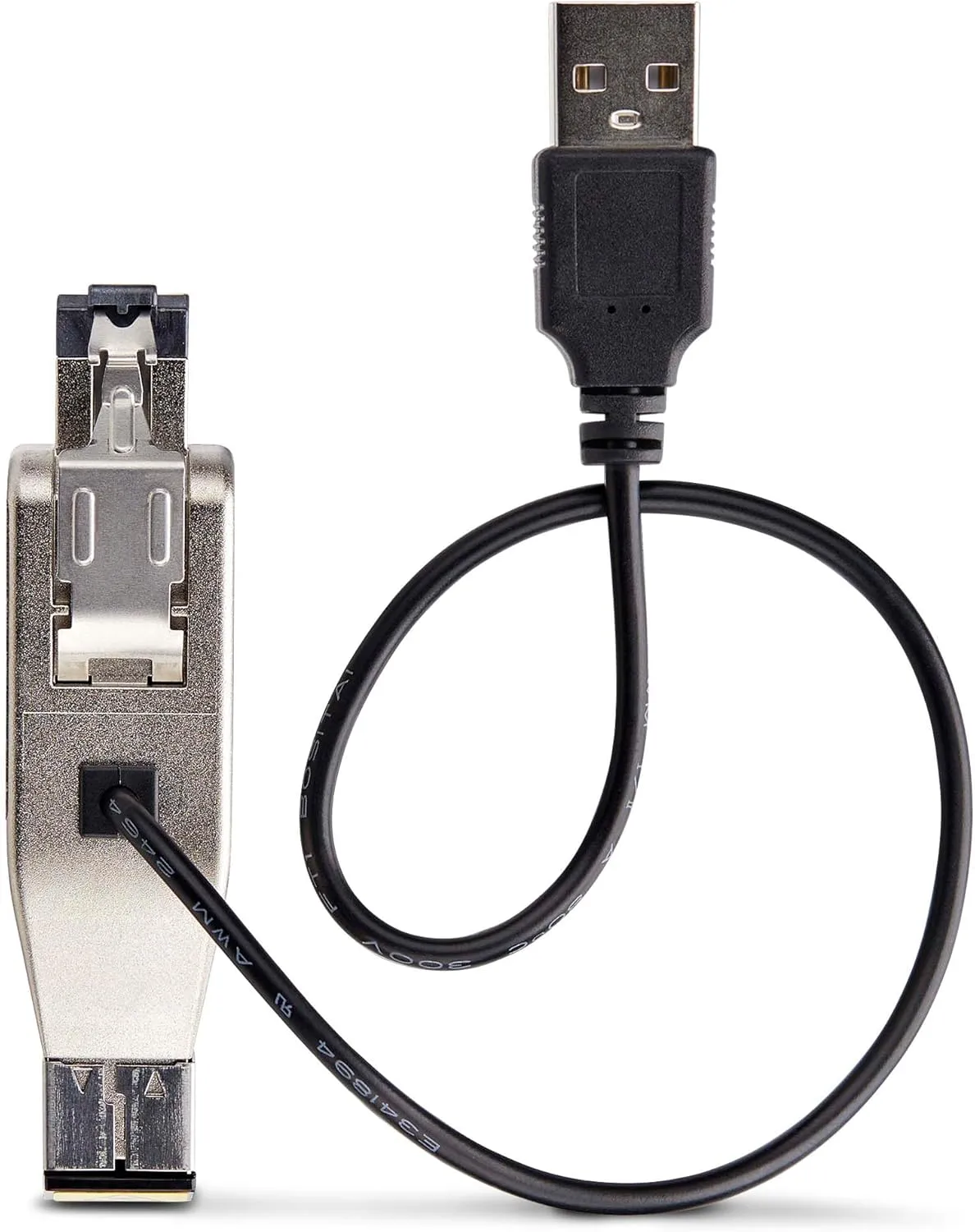 StarTech.com Gigabit Fiber to RJ45 Ethernet Media Converter Dongle, Optical Singlemode 10km/Multimode 800m, TAA, USB Powered
