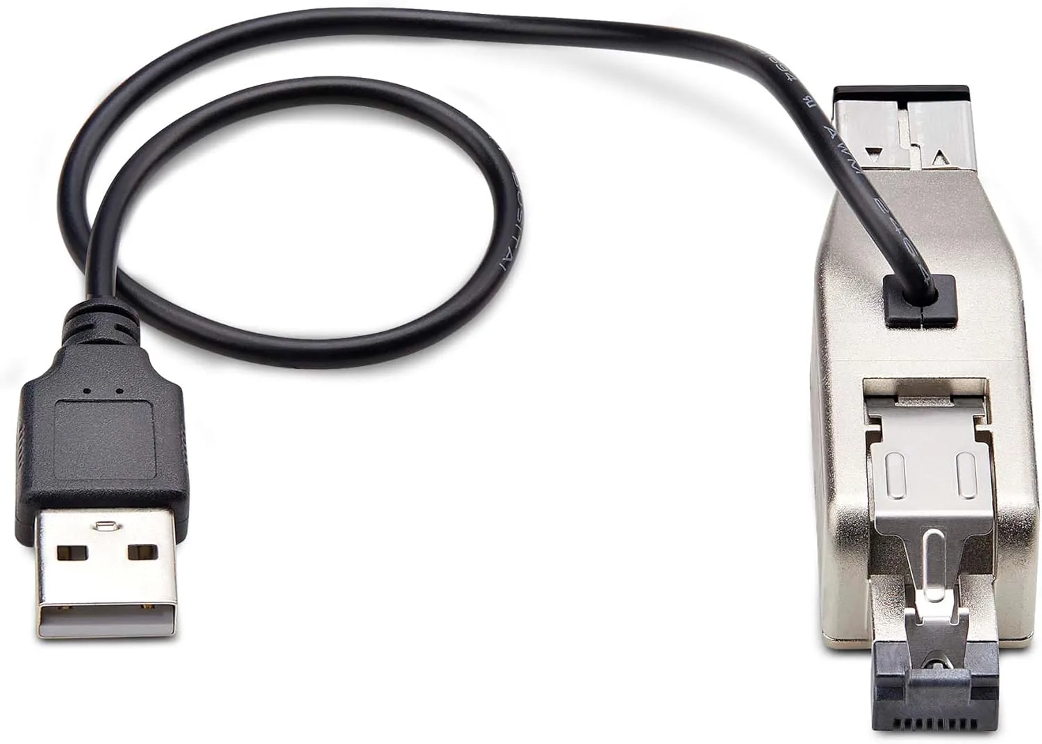 StarTech.com Gigabit Fiber to RJ45 Ethernet Media Converter Dongle, Optical Singlemode 10km/Multimode 800m, TAA, USB Powered