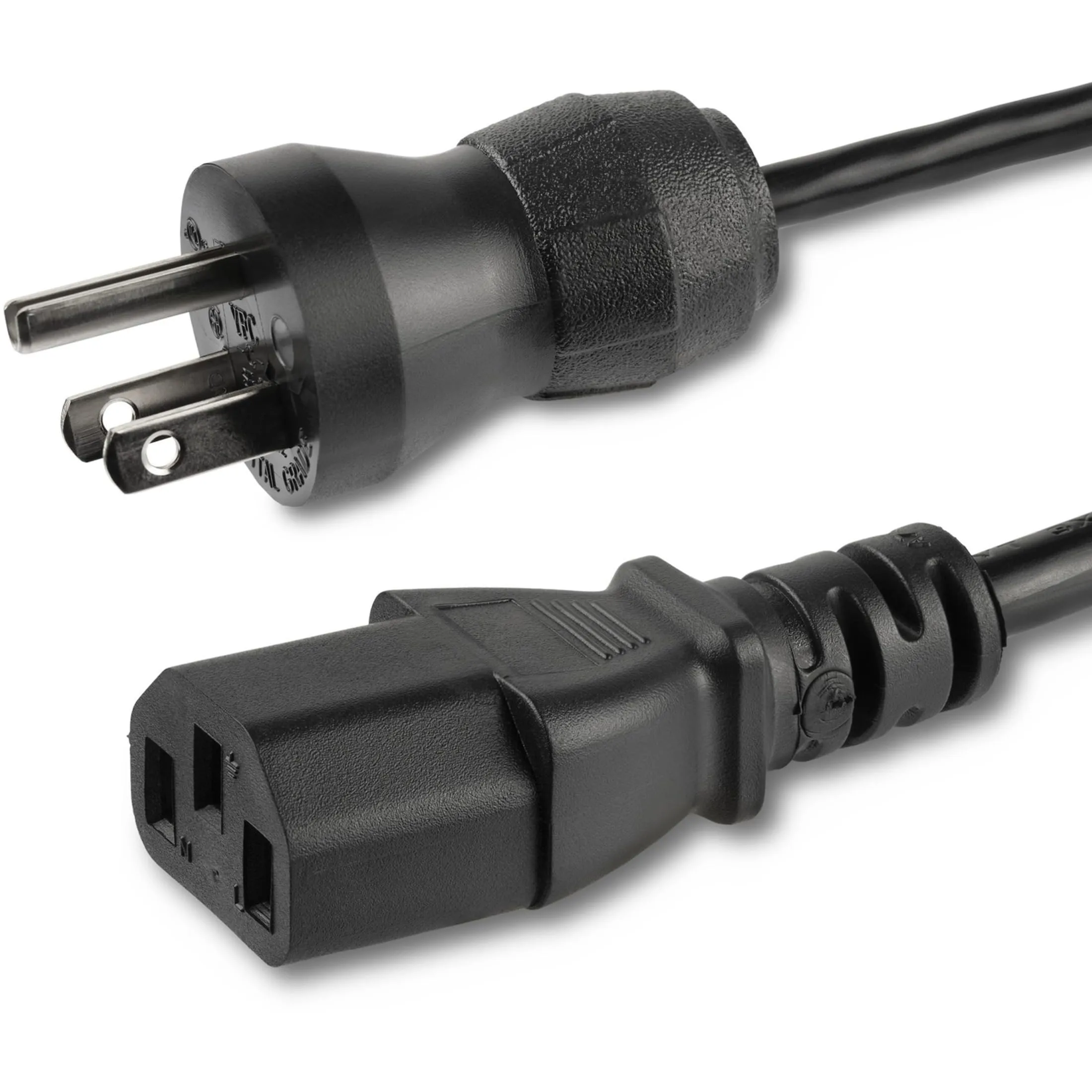 StarTech.com Green Dot Hospital-Grade Power Cords and Extension Cords (NEMA 5-15P to C13 / 5-15R)