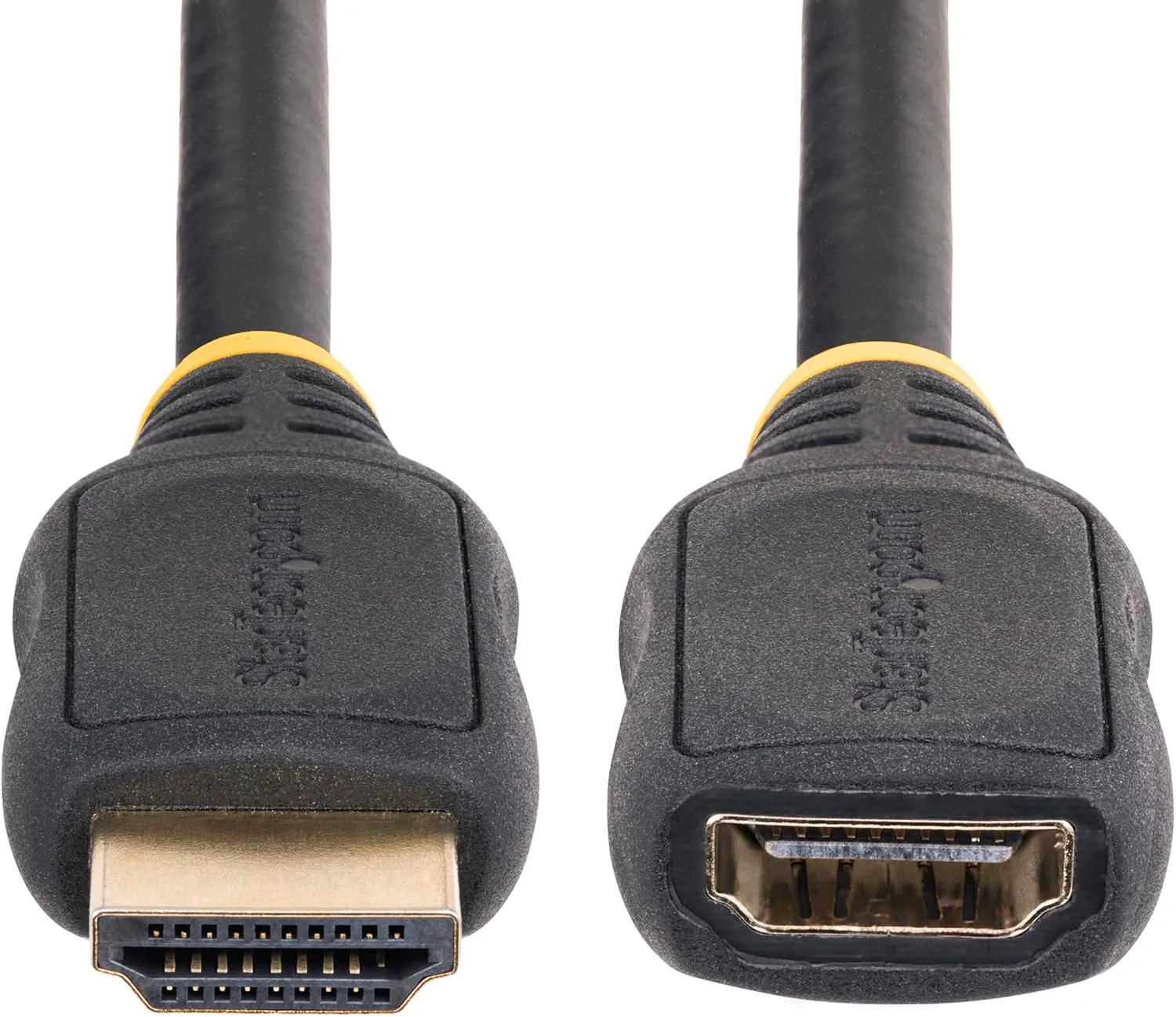 StarTech.com 18in (0.5m) HDMI 2.0 Extension Cable, High Speed HDMI Port Saver Cable