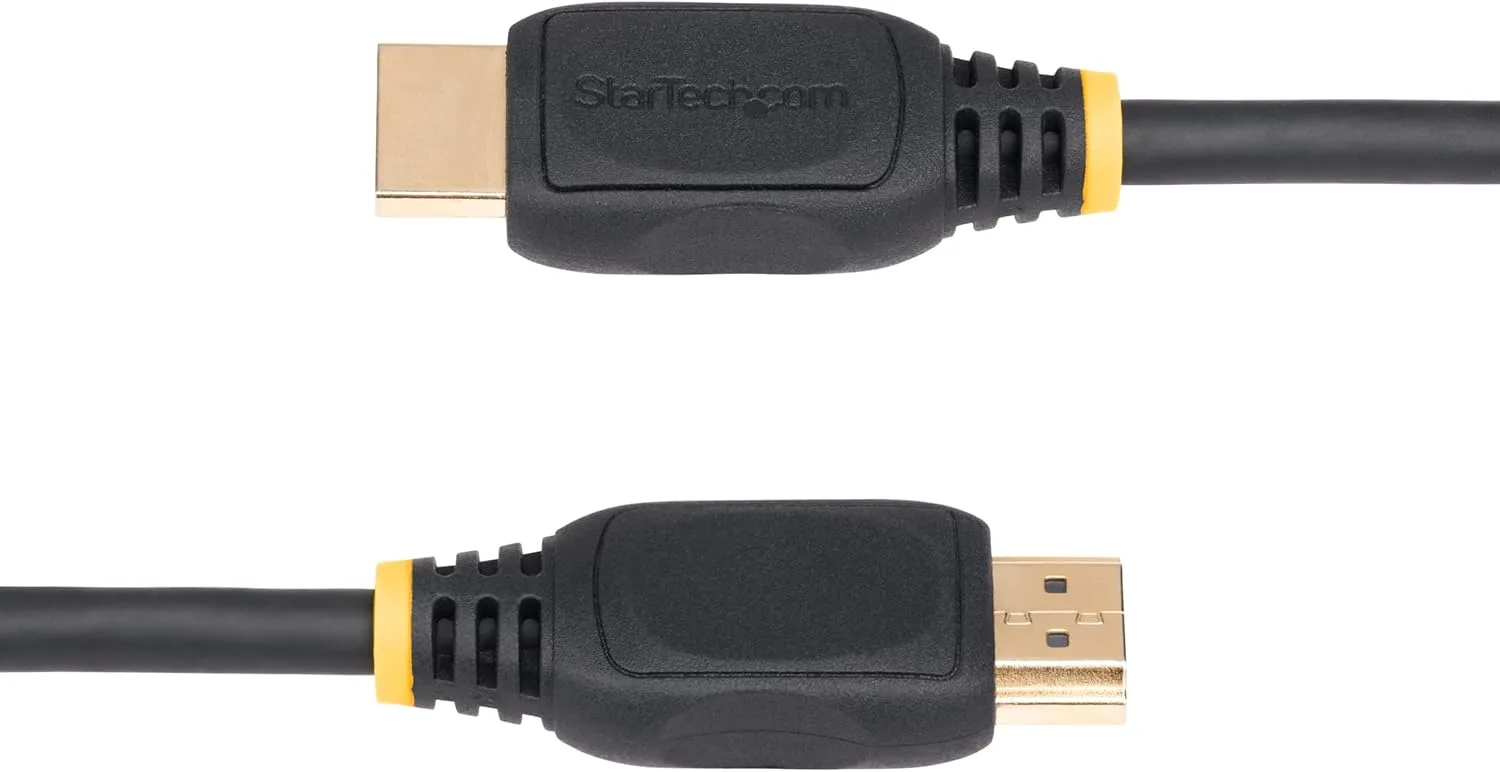StarTech.com 18in (0.5m) HDMI 2.0 Extension Cable, High Speed HDMI Port Saver Cable