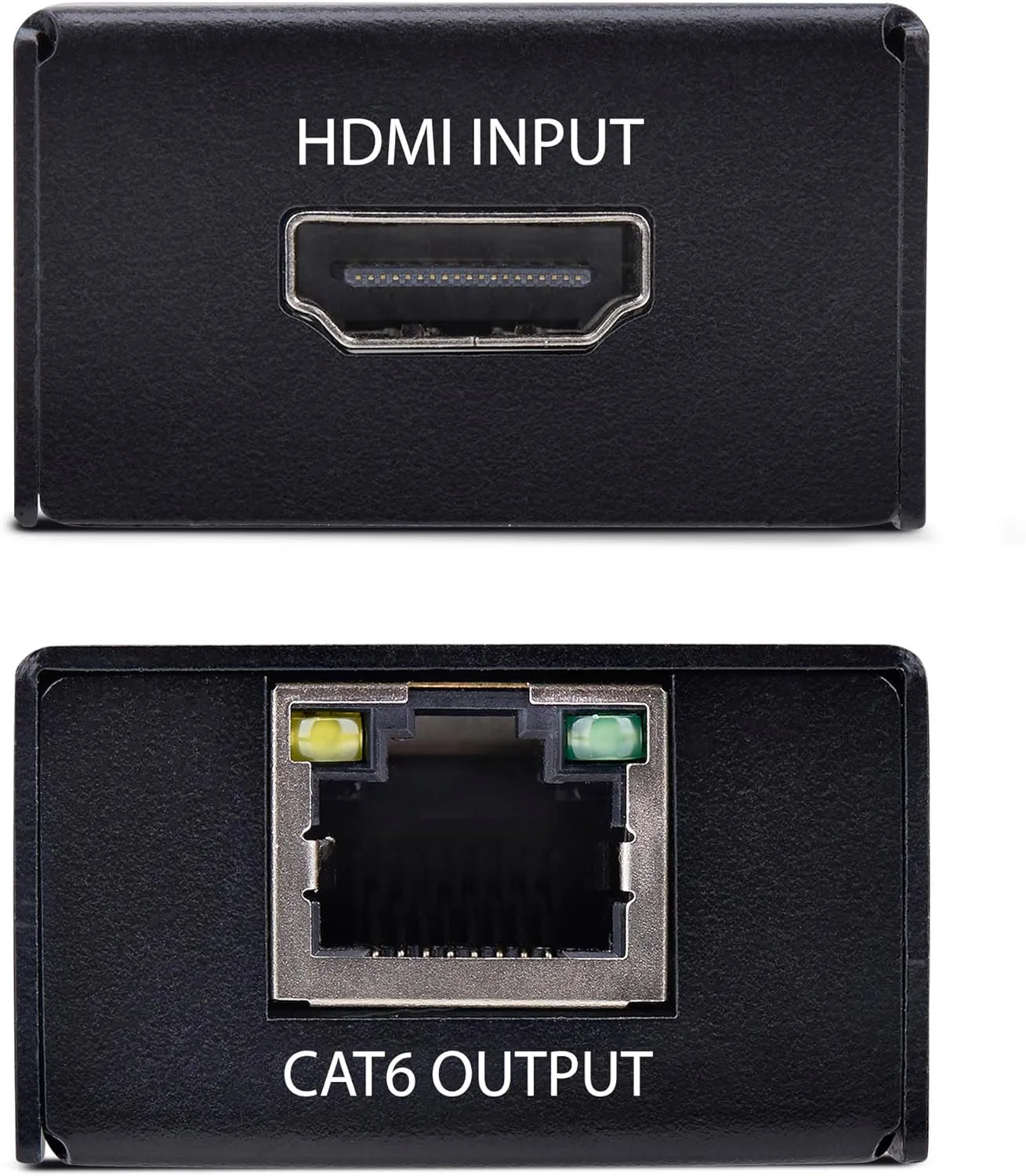 StarTech.com HDMI Extender Over CAT5e/CAT6, 4K 60Hz, Up to 200ft (60m), Transmitter and Receiver Kit, Power Over Cable