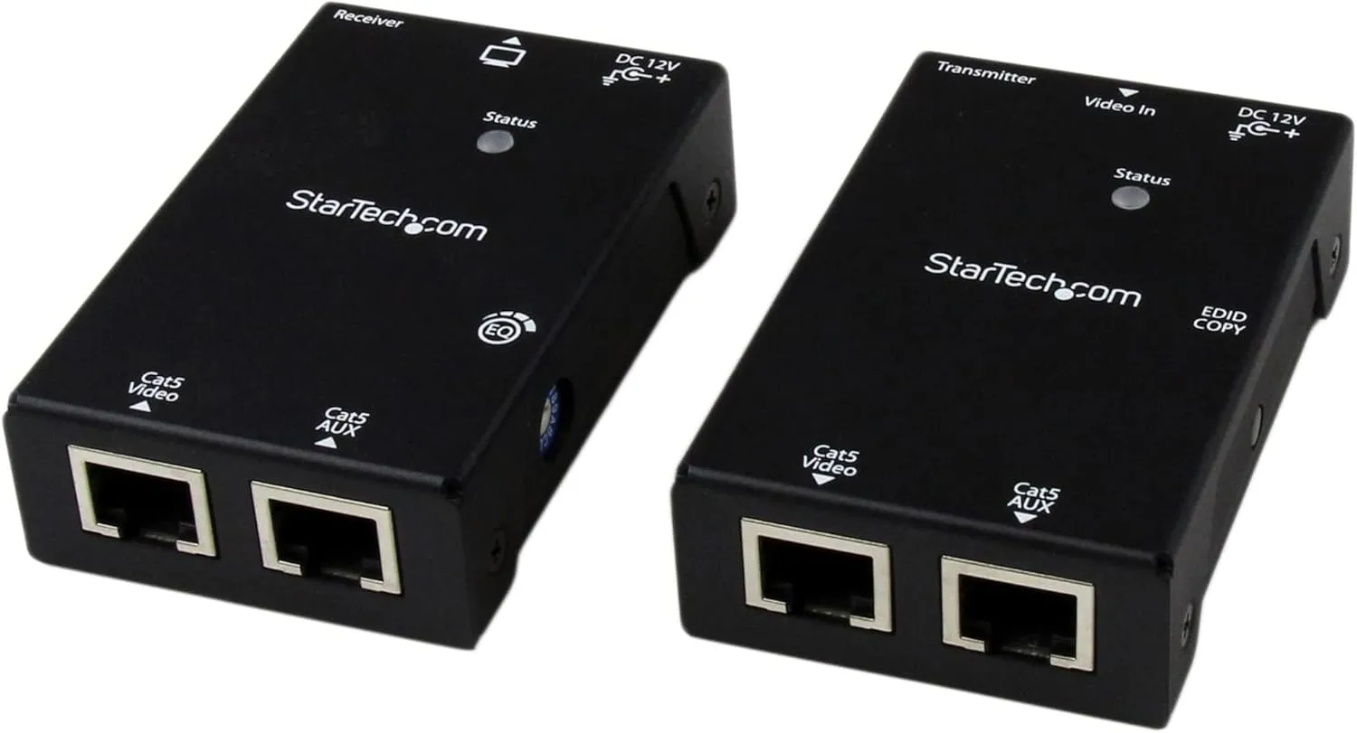StarTech.com Video Extender over Cat5/Cat5e/Cat6 (Local and Remote Units)