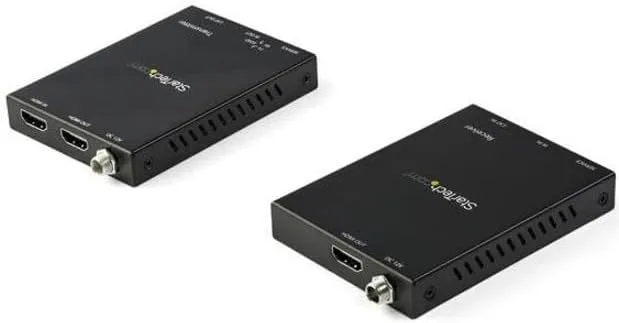 StarTech.com HDMI Over CAT6 Extender Kit - 4K 60Hz - HDMI Balun Kit - Signal up to 165 ft / 50m - HDR