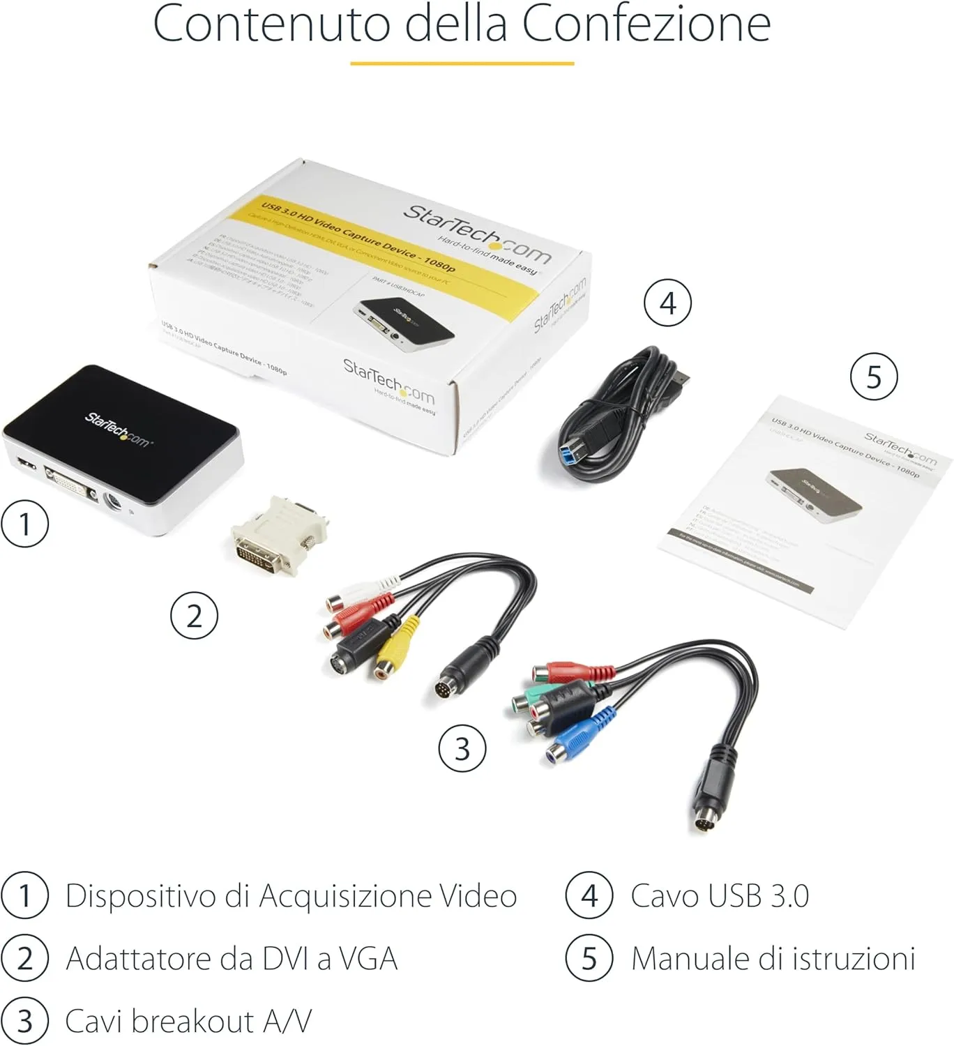 StarTech.com HDMI Video Capture Device 1080p 60fps USB