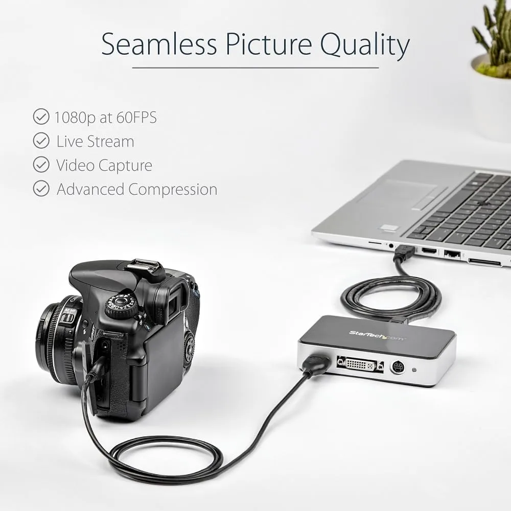 StarTech.com HDMI Video Capture Device 1080p 60fps USB