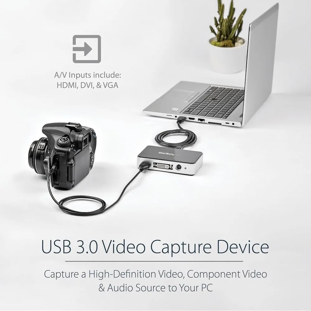 StarTech.com HDMI Video Capture Device 1080p 60fps USB