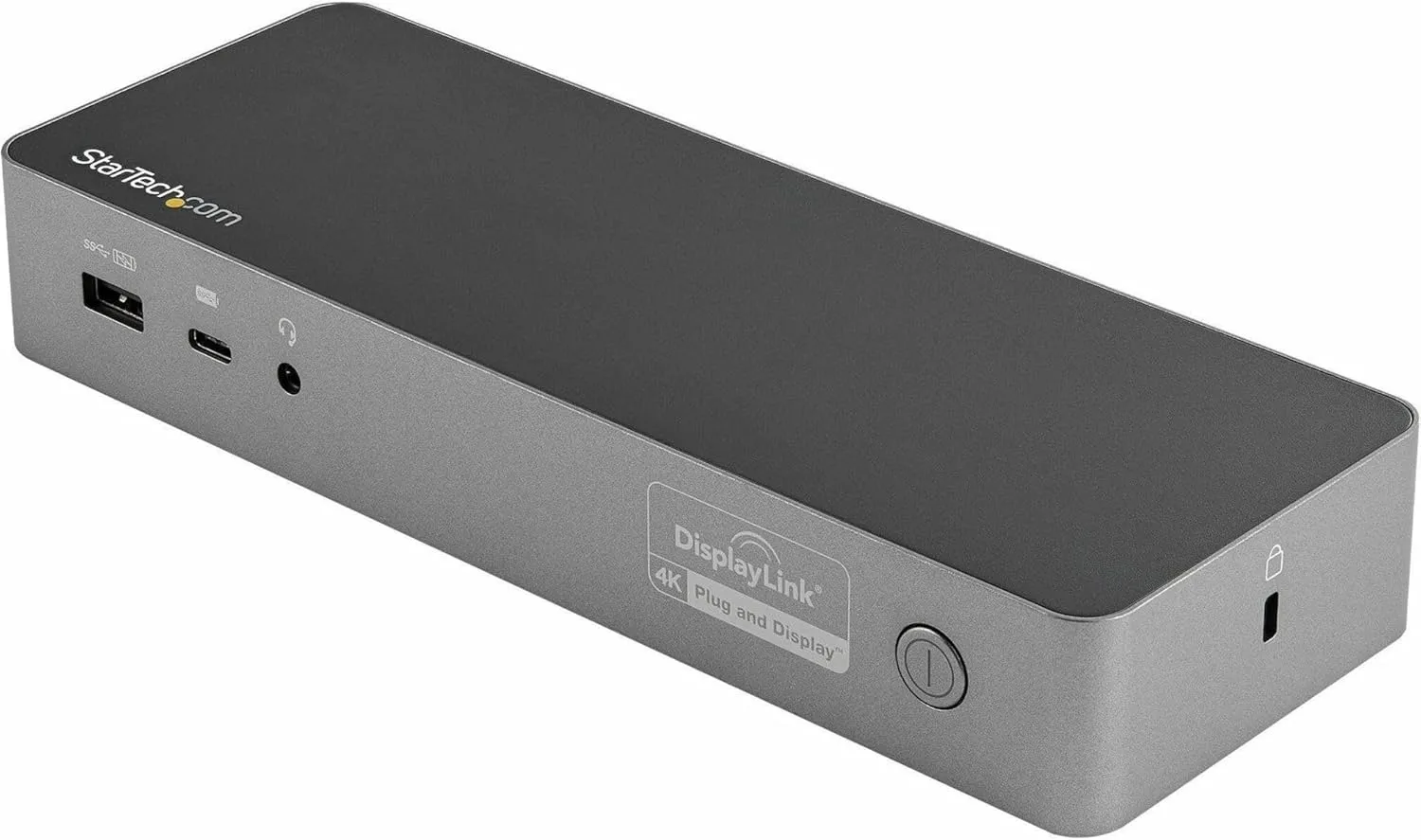 StarTech.com Universal Laptop Docking Station, Hybrid USB-C/USB-A Dock, Dual 4K DP/HDMI, 100W PD, Mac/Windows/Chrome OS, NIC