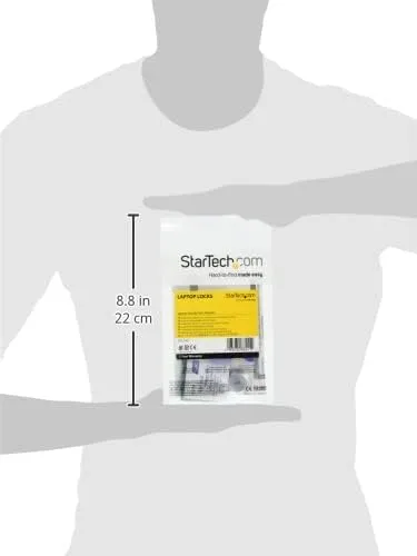 StarTech.com Security Slot Adapter Kit - K-Slot Lock Plate Adapter for Tablet/iPad/Computer/Monitor/Phone/Laptop