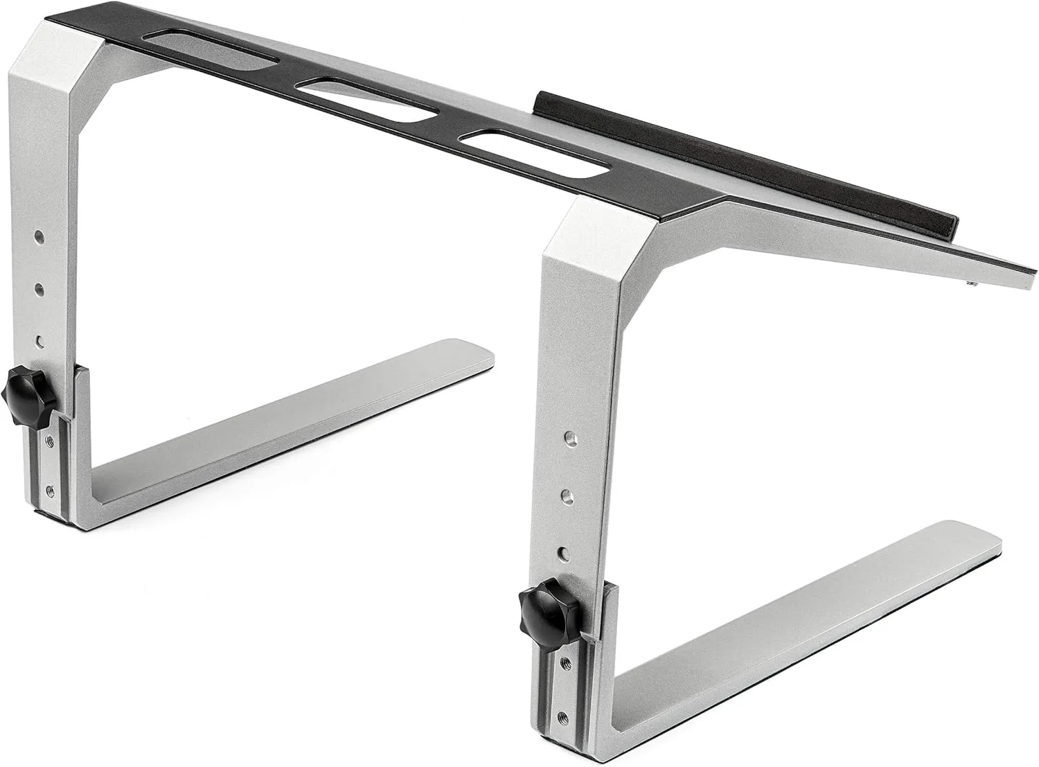 StarTech.com Adjustable Laptop Stand - Heavy Duty Steel & Aluminum - 3 Height Settings - Tilted