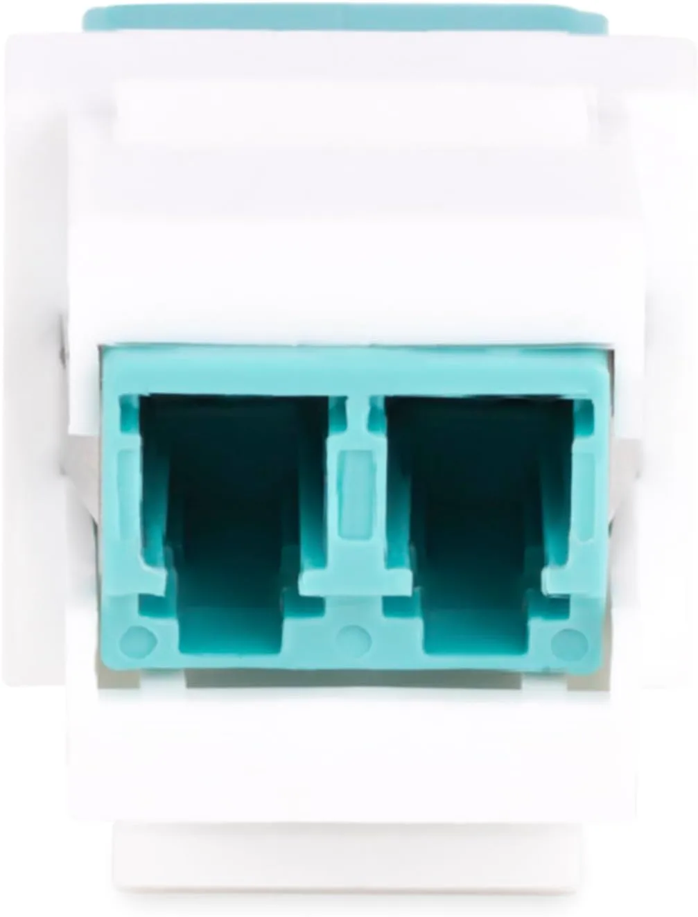 StarTech.com LC to LC Coupler, LC Fiber Coupler, LC/UPC Duplex Keystone Jack, Fiber Optic Keystone Coupler for Patch Panel
