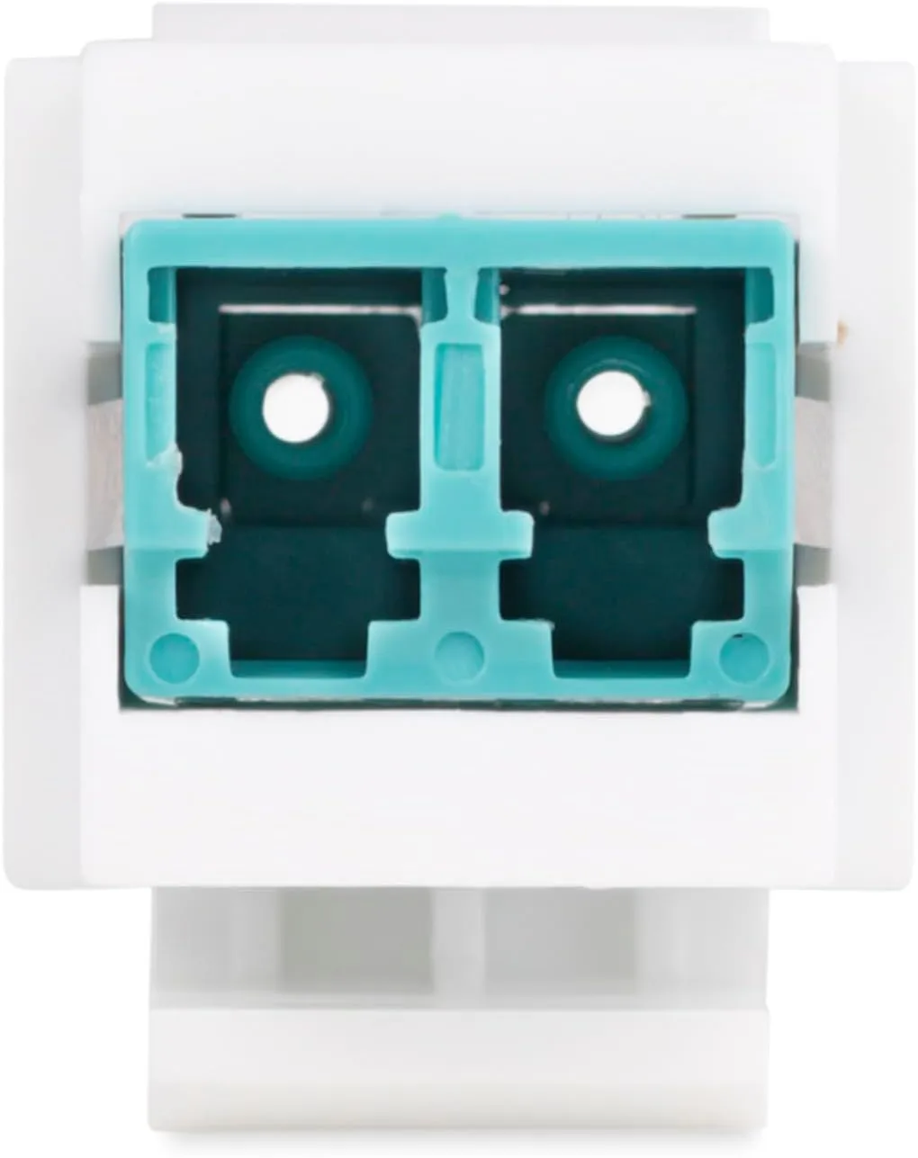 StarTech.com LC to LC Coupler, LC Fiber Coupler, LC/UPC Duplex Keystone Jack, Fiber Optic Keystone Coupler for Patch Panel