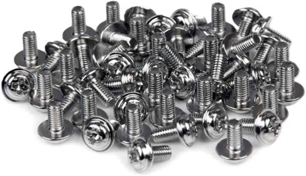 StarTech.com PC Mounting Computer Screws M3 x 1/4in Long Standoff - 50 Pack
