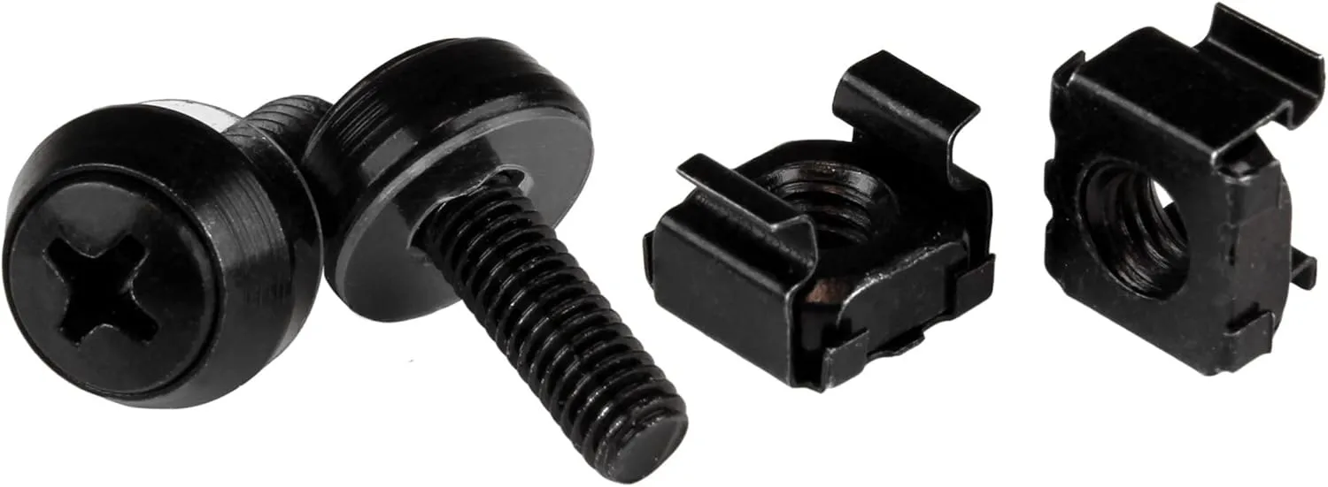 StarTech.com Mounting Screws and Cage Nuts for Server Rack & Cabinet