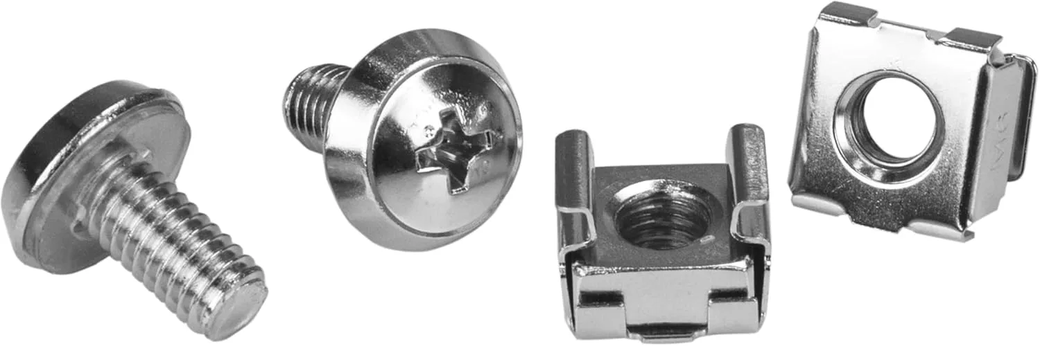 StarTech.com Mounting Screws and Cage Nuts for Server Rack & Cabinet