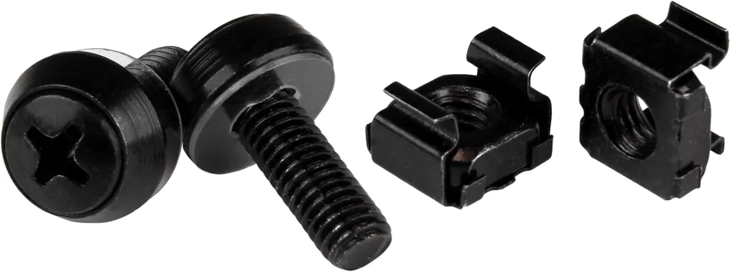 StarTech.com Mounting Screws and Cage Nuts for Server Rack & Cabinet