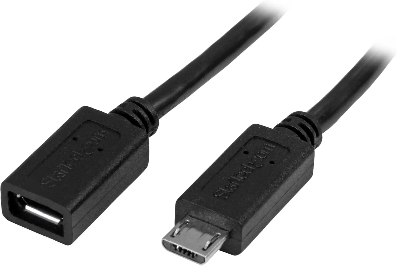 0.5m 20in Micro-usb Extension Cable - M/F - Micro Usb Male To Micro Usb Female Cable - Usb For Tablet, Phone, Keyboard/mouse