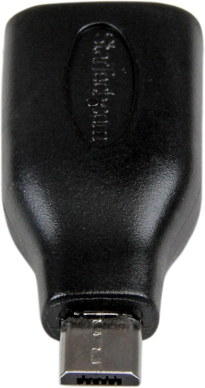 StarTech.com Micro USB OTG to USB Adapter - Micro USB Male OTG to USB Female Adapter - USB On The Go Adapter (UUSBOTGADAP)