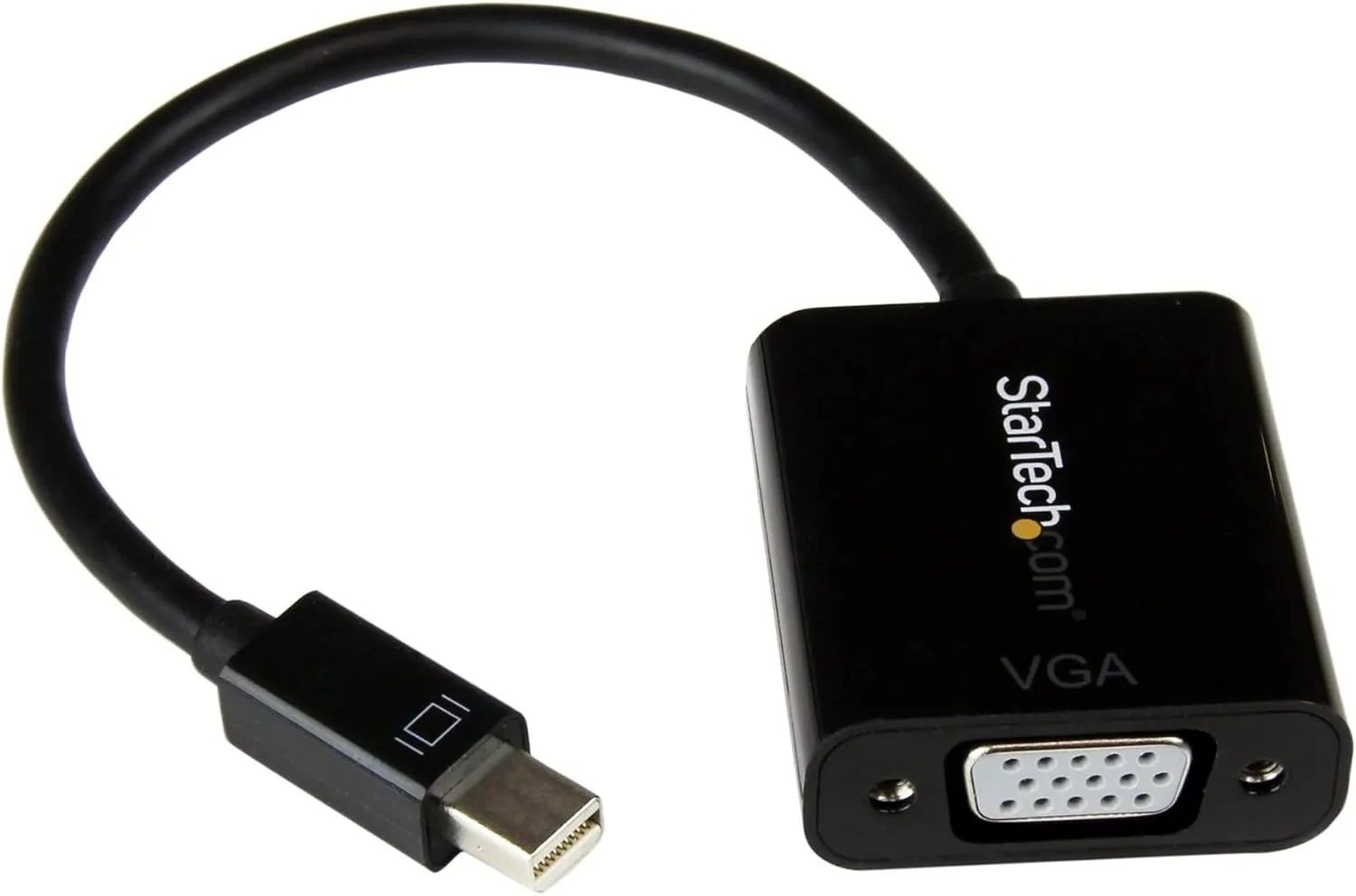 StarTech.com Mini DisplayPort to VGA Adapter - Active Mini DP to VGA Converter - 1080p Video - MAC/PC