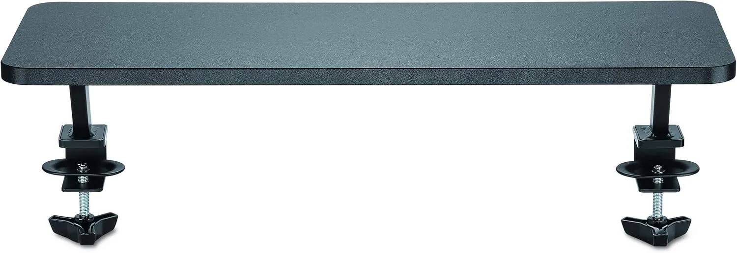 StarTech.com Monitor Riser Stand - Clamp-on Monitor Shelf for Desk - Extra Wide 25.6" (65 cm) for up to 34" Monitors