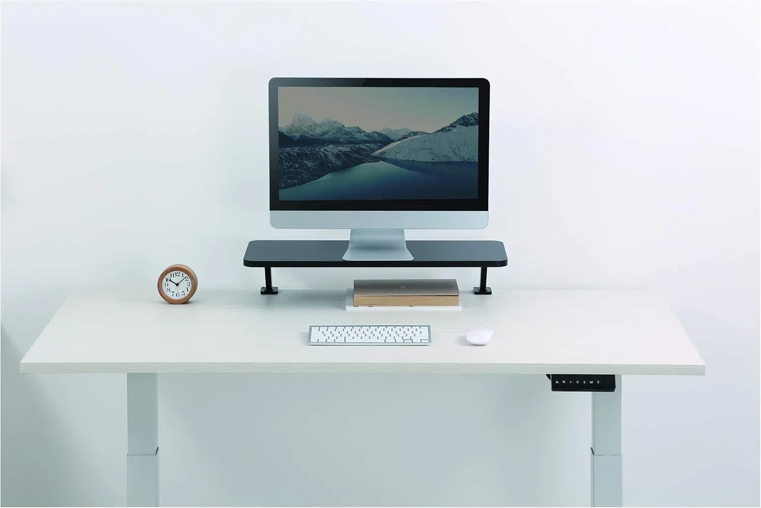 StarTech.com Monitor Riser Stand - Clamp-on Monitor Shelf for Desk - Extra Wide 25.6" (65 cm) for up to 34" Monitors