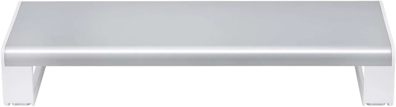 StarTech.com Ergonomic Monitor Riser Stand, Up to 33lb/15kg, Fixed height 3.5in/9cm, Desktop Computer Monitor/Laptop Riser