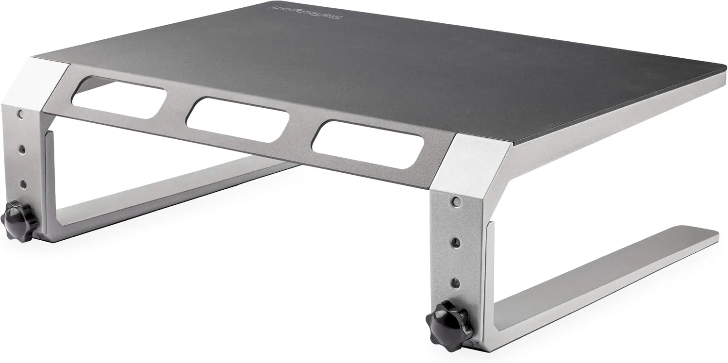 StarTech.com Monitor Riser Stand - for up to 32" (22lb/10kg) Monitor - Height Adjustable - Computer Monitor Riser