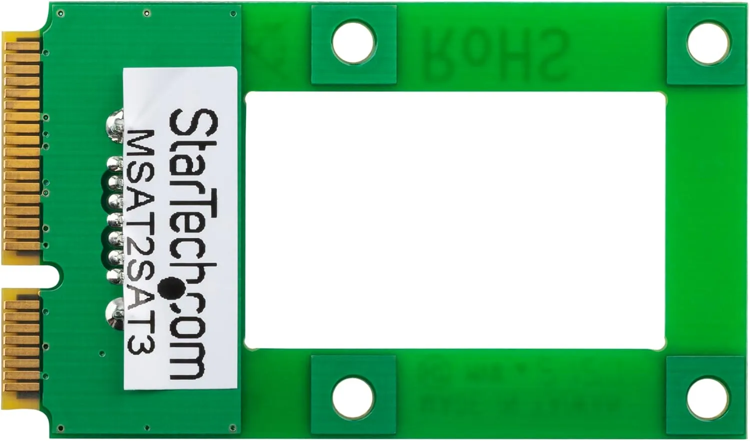 StarTech.com mSATA to SATA HDD / SSD Adapter – Mini SATA to SATA Converter Card