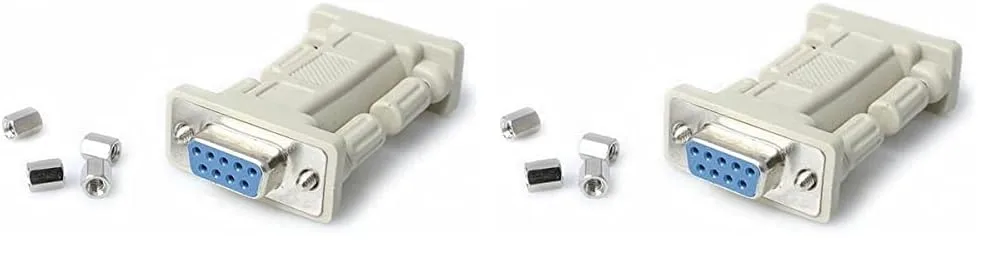 StarTech.com DB9 RS232 Serial Null Modem Adapter - F/F - NM9FF (Pack of 2)