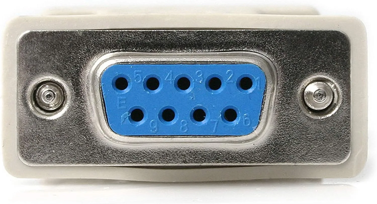 StarTech.com DB9 RS232 Serial Null Modem Adapter - F/F - NM9FF (Pack of 2)
