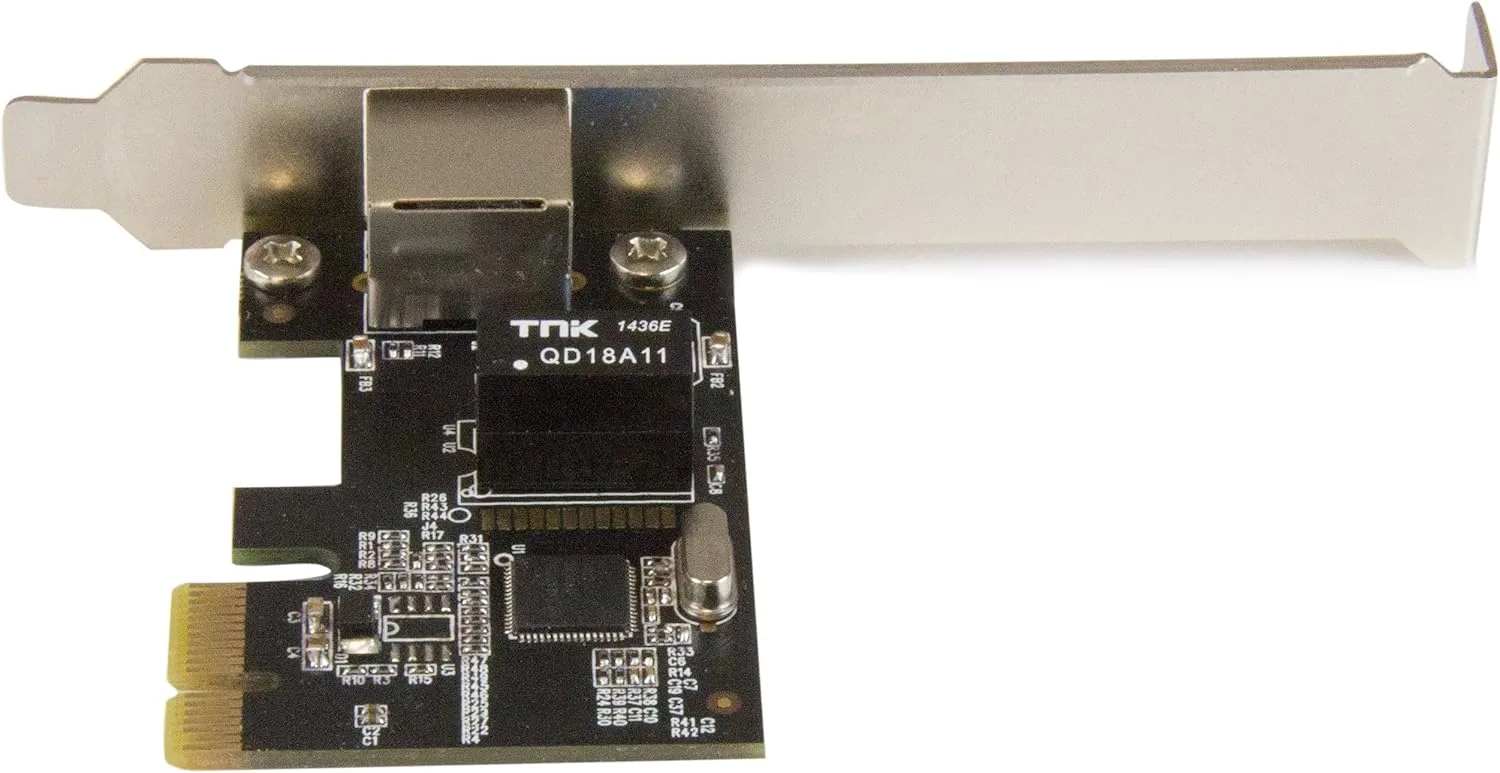 StarTech.com PCIe Gigabit Ethernet Network Card - Intel Chipset
