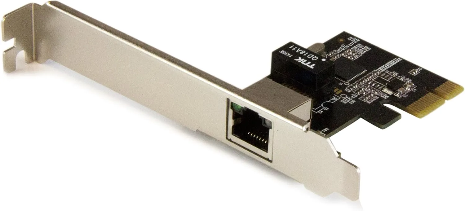 StarTech.com PCIe Gigabit Ethernet Network Card - Intel Chipset