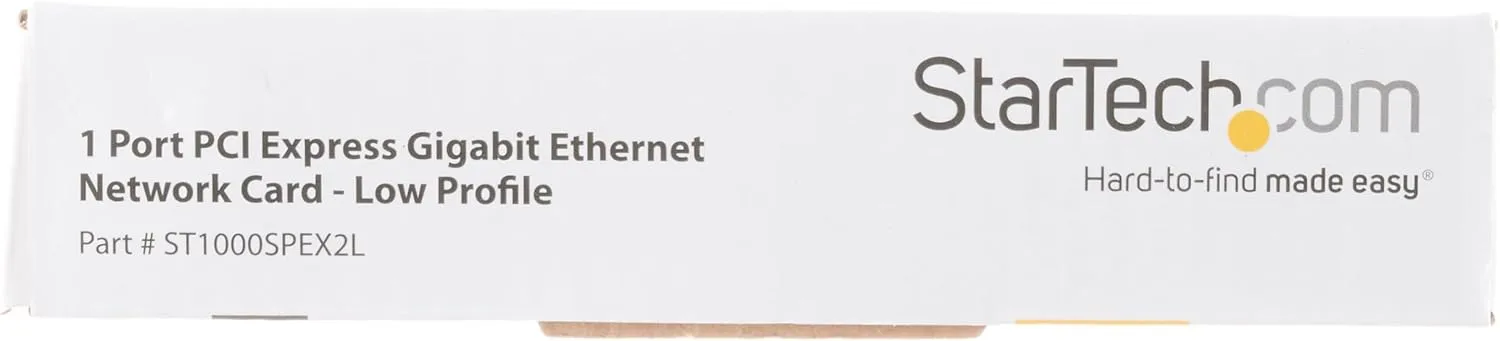 StarTech.com 1 Port PCIe Network Card - Low Profile - RJ45 Port - Realtek RTL8111H Chipset - Ethernet Network Card
