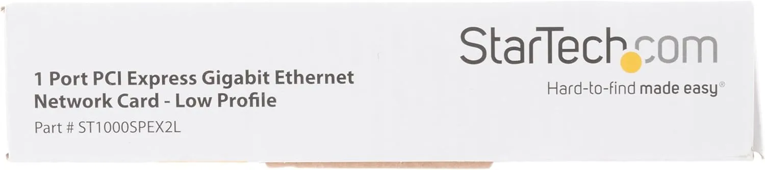 StarTech.com 1 Port PCIe Network Card - Low Profile - RJ45 Port - Realtek RTL8111H Chipset - Ethernet Network Card