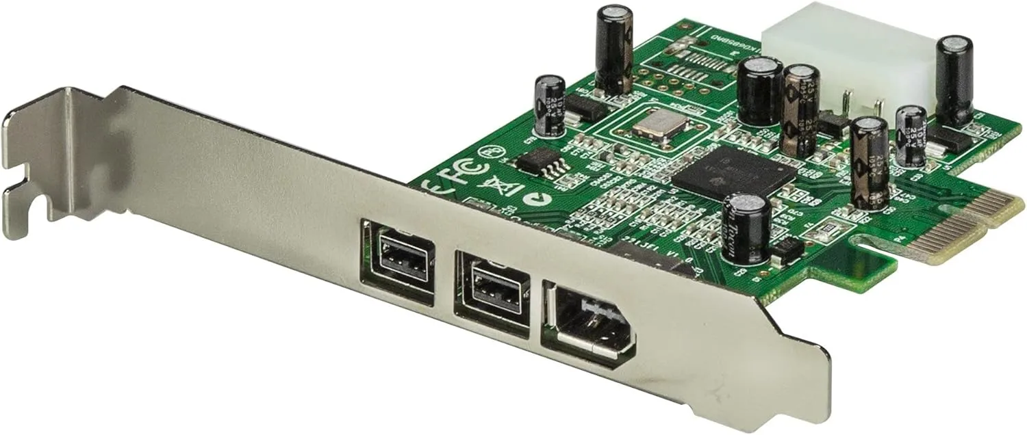 StarTech.com 3 Port 2b 1a 1394 PCI Express FireWire Card Adapter - 1394 FW PCIe FireWire 800 / 400 Card
