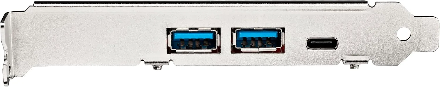 StarTech.com 5-Port USB PCIe Card - 10Gbps USB 3.1 Gen 2 PCIe Card w/ 1x USB-C & 2X USB