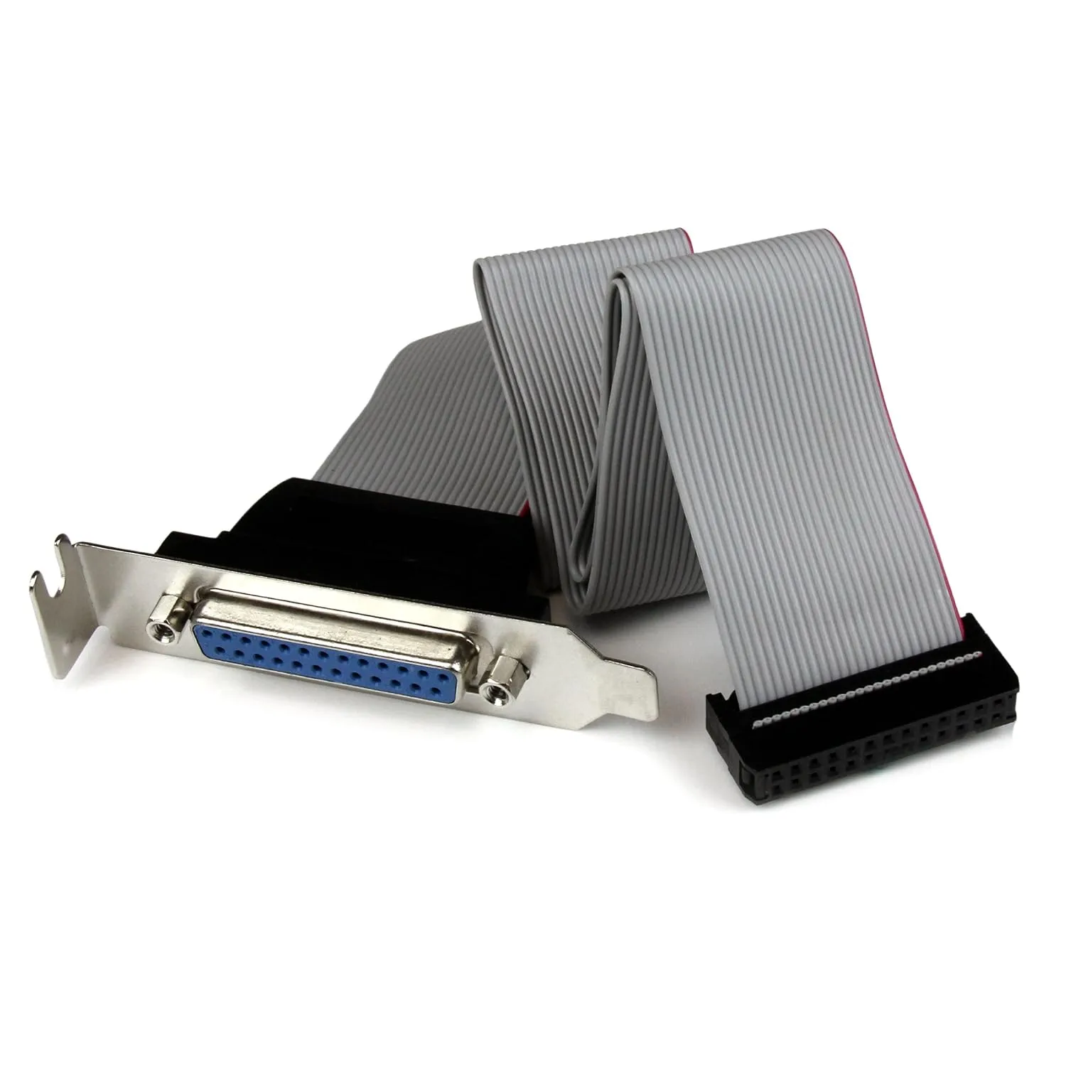 StarTech.com Low Profile 16in Parallel Port Header Cable Adapter w/ Bracket