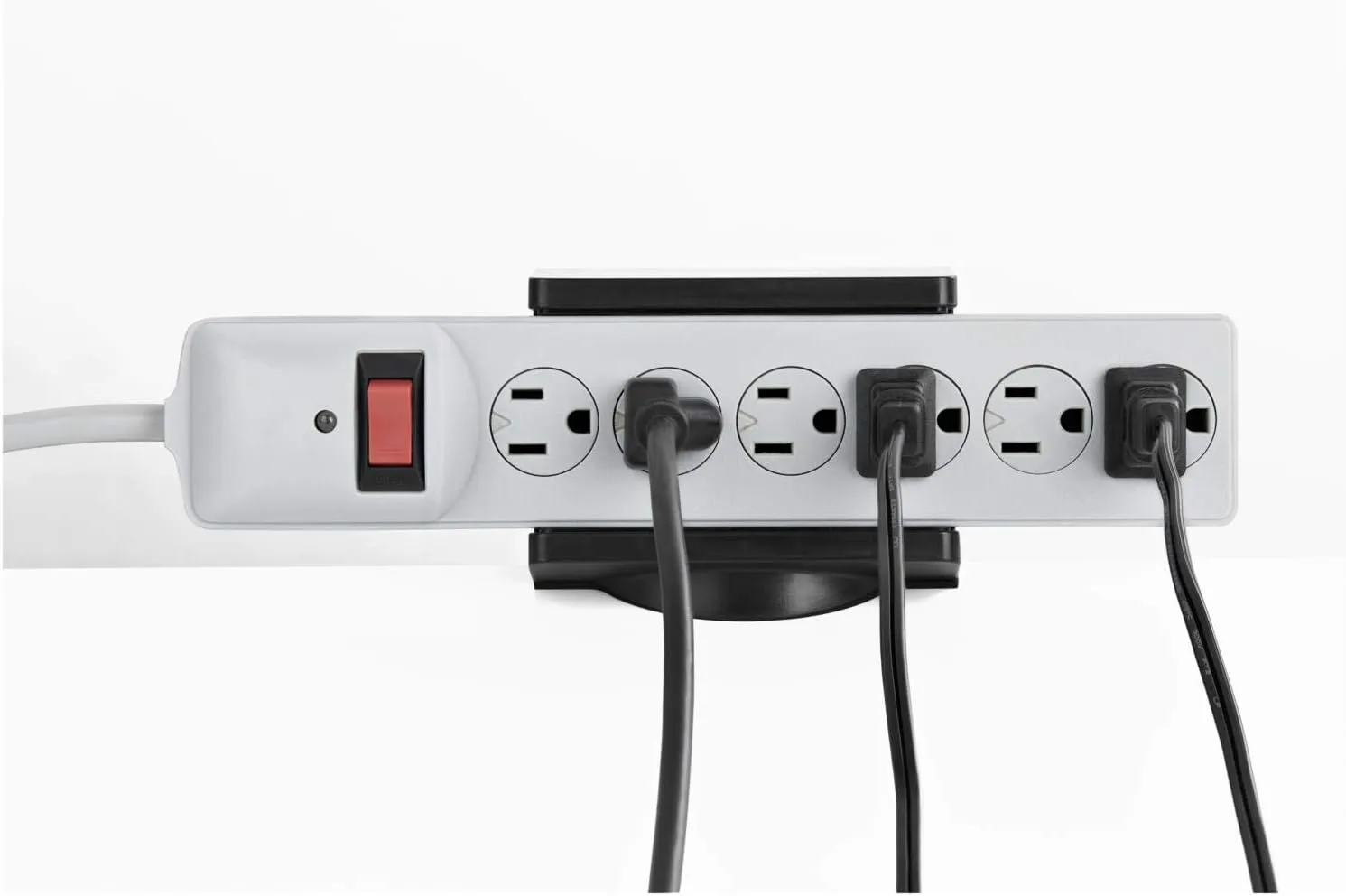 StarTech.com Universal Power Strip Desk Mount - Adjustable - Table Clamp Power Strip Holder