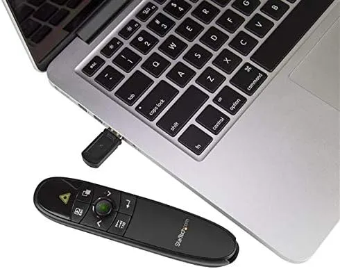 StarTech.com Wireless Presentation Remote with Green Laser Pointer - 90 ft. (27 m)