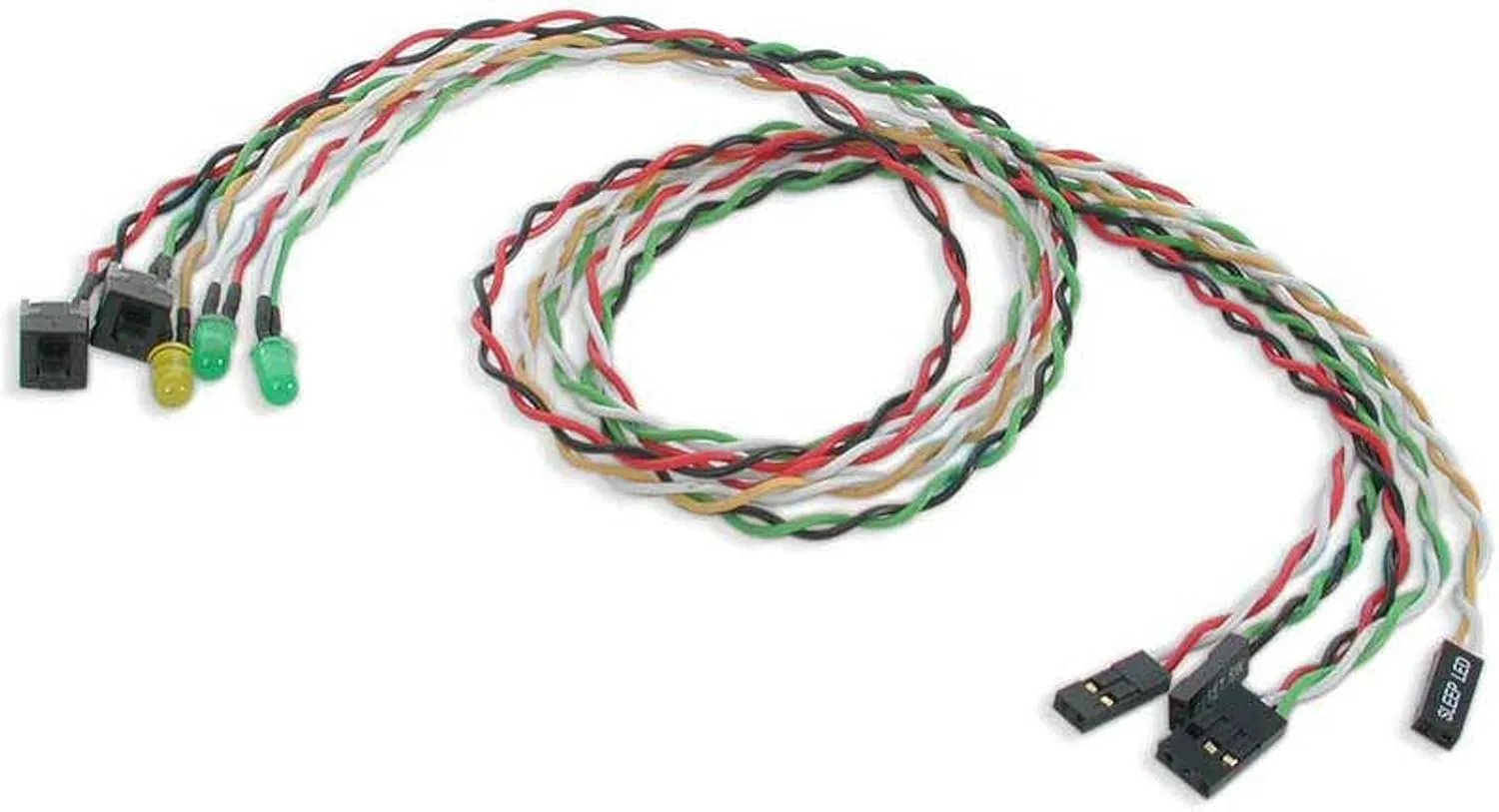 StarTech.com Replacement Power Reset LED Wire Kit for ATX Case Front Bezel (BEZELWRKIT)