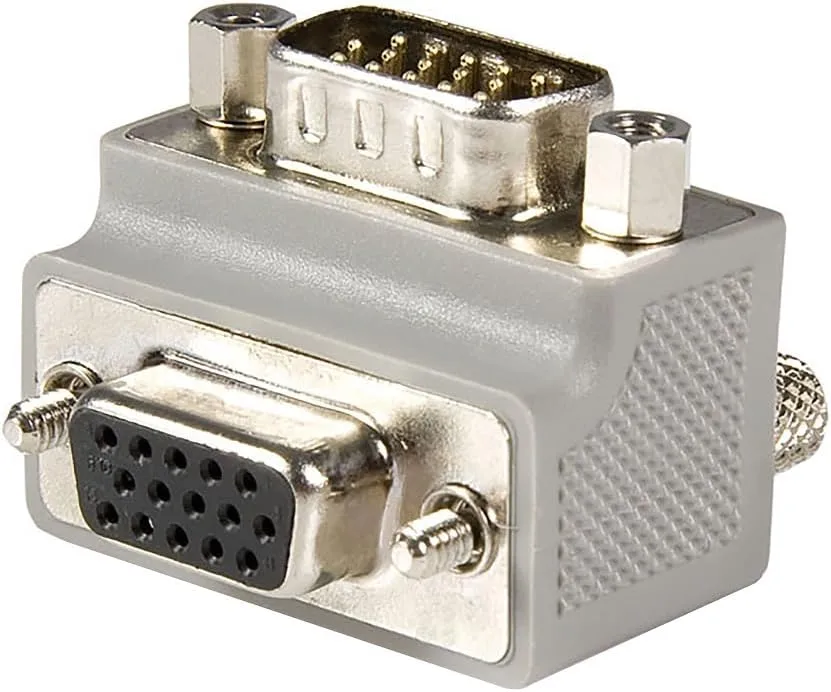 StarTech.com Right Angle VGA to VGA Adapter - HD-15 Male/Female