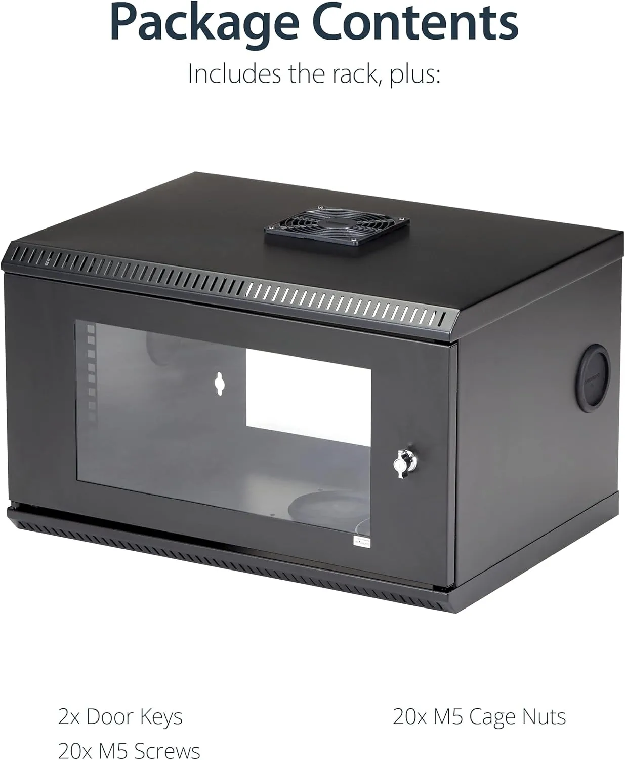 StarTech.com 19" Wall-Mount Server Rack Cabinet
