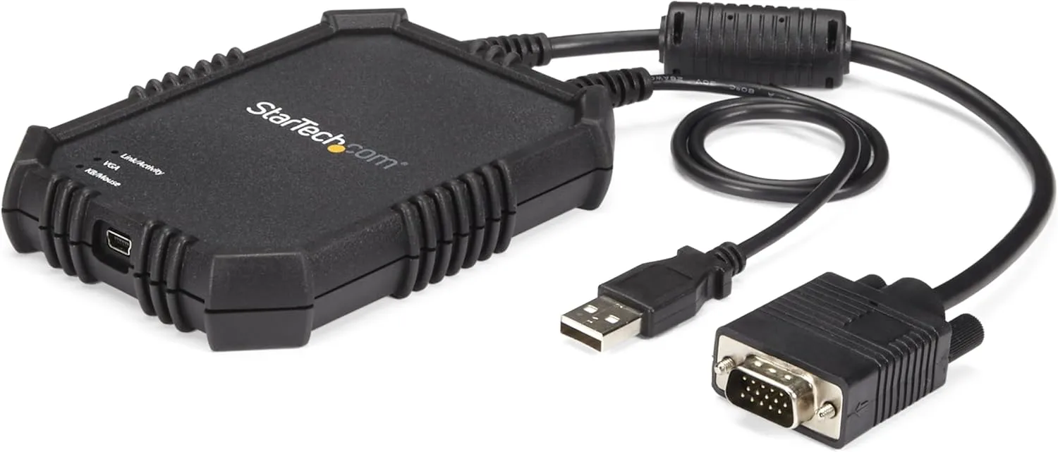 StarTech.com Portable Laptop Crash Cart Adapter USB/VGA KVM Console