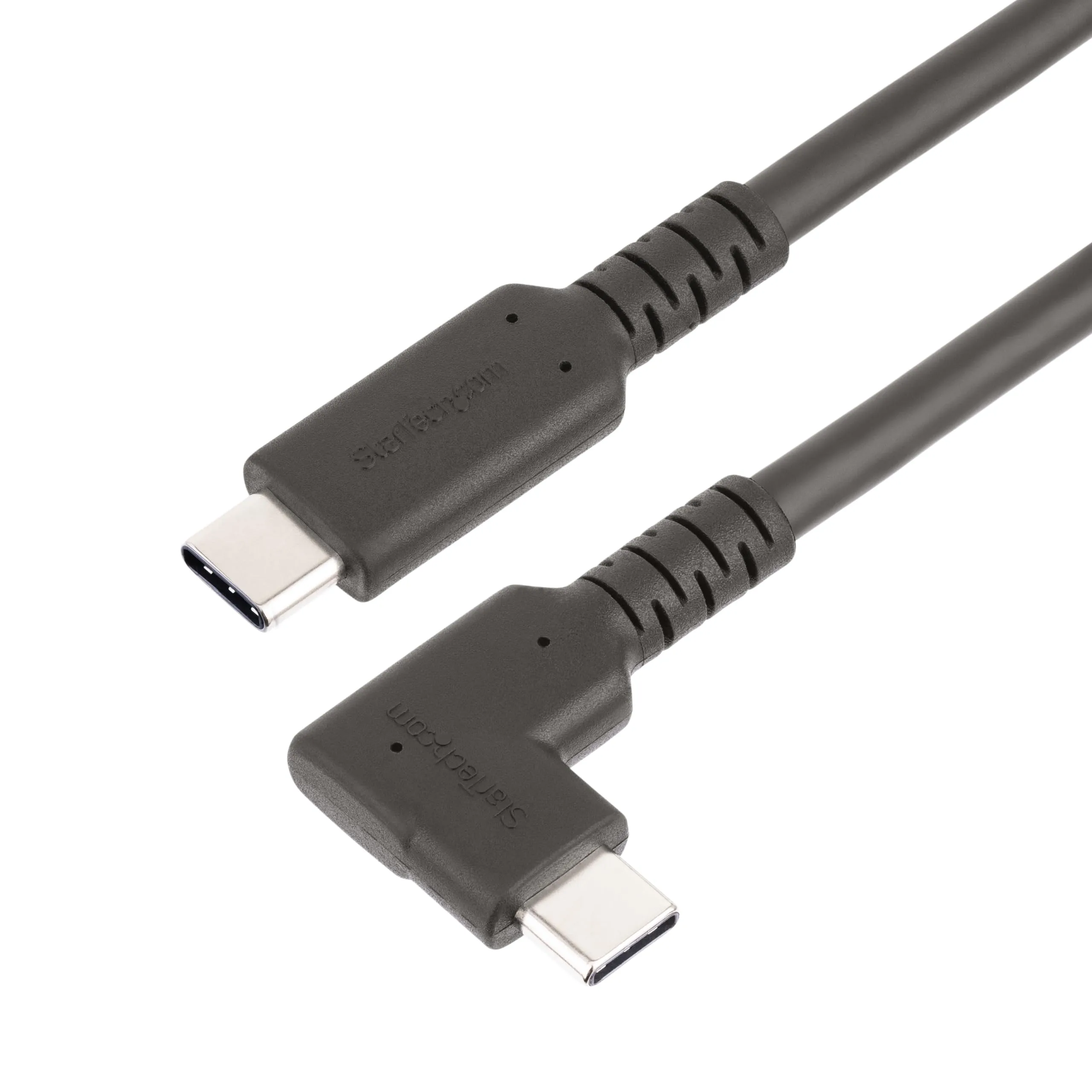 StarTech.com 1.6ft (50cm) Rugged Right Angle USB-C Cable, USB 3.2 Gen 2 (10 Gbps)