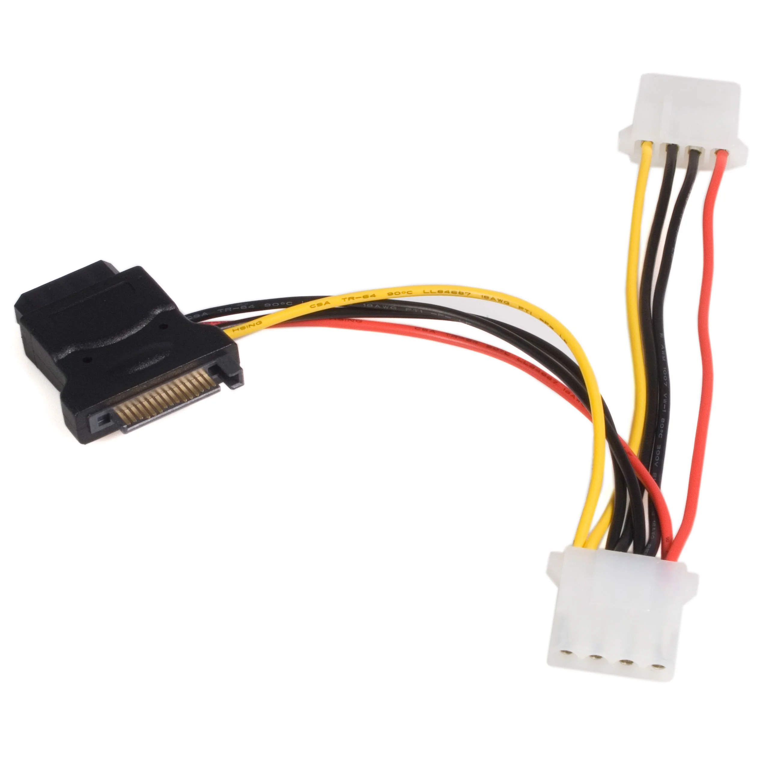 StarTech.com SATA to LP4 (Molex) Power Cable Adapters & Y-Splitters