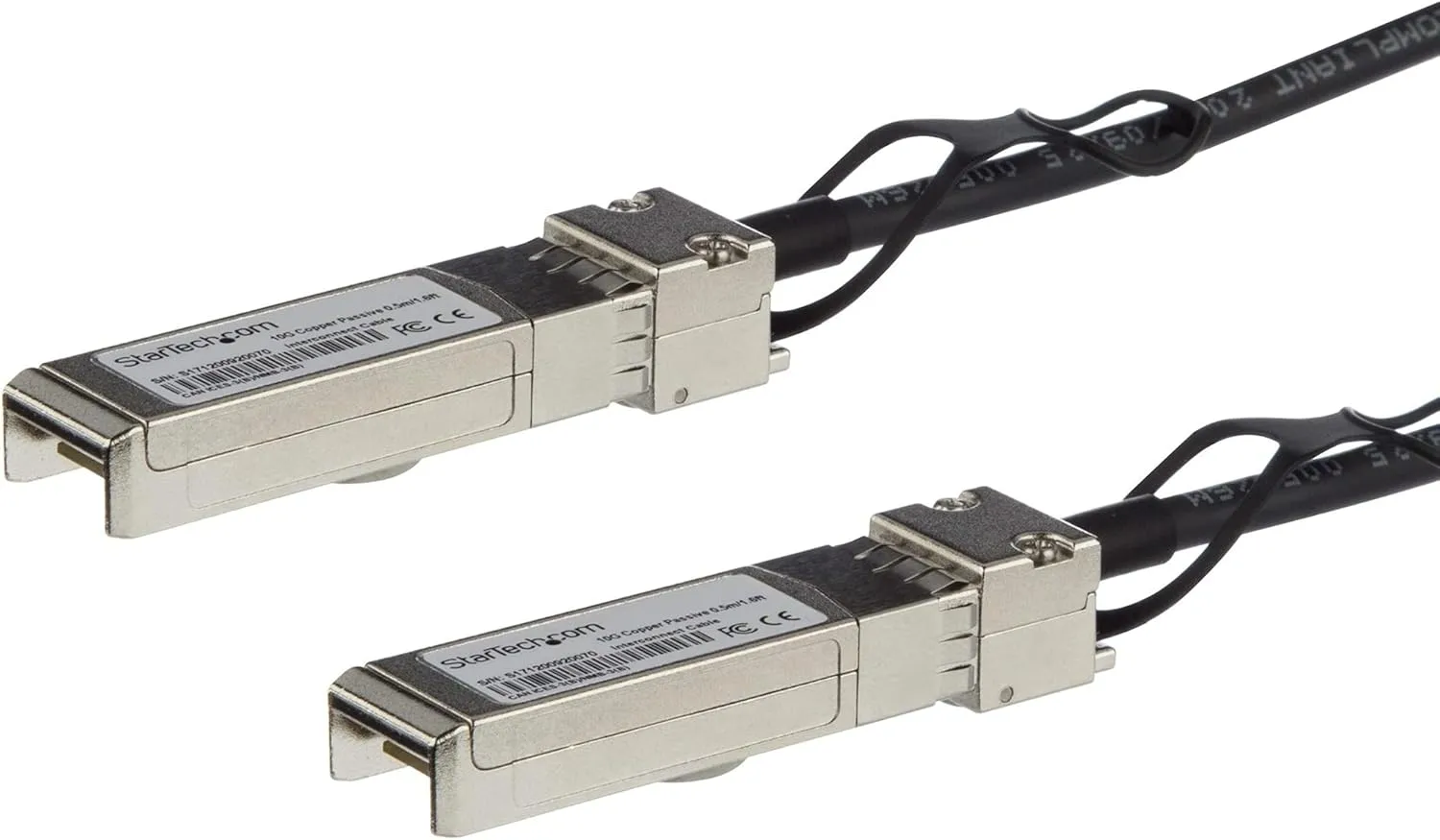 StarTech.com MSA Uncoded Compatible 1m 10G SFP+ to SFP+ Direct Attach Cable