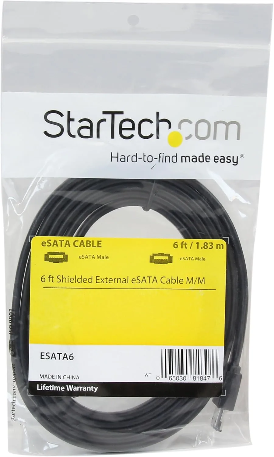 STARTECH.COM Shielded External eSATA Cable - 7-pin Male-to-Male
