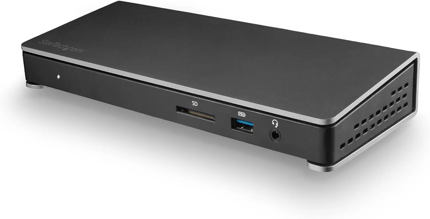 StarTech.com USB-C Dual Monitor Docking Station for MacBook Pro/Air M1 M2 M3 M4 & Windows